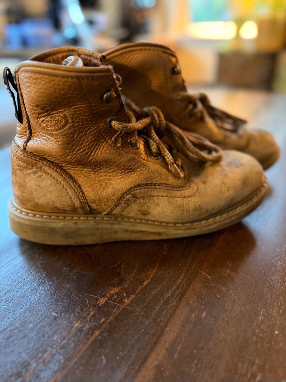 Georgia Boot BarraCuda Gold Leather Work Boots - EU 42 9W